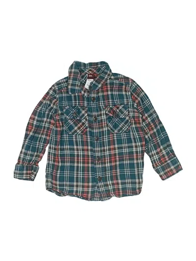 Pre-owned Tea Kids' Long Sleeve Button Down Shirt In L