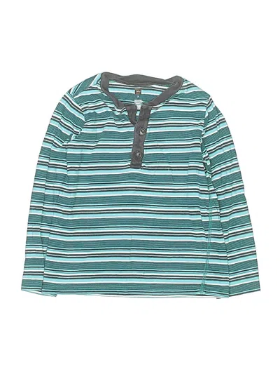 Pre-owned Tea Kids' Long Sleeve Henley Shirt In L