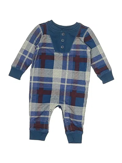 Pre-owned Tea Babies' Long Sleeve Onesie In Blue