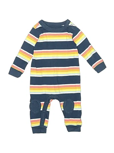 Pre-owned Tea Babies' Long Sleeve Onesie In Blue
