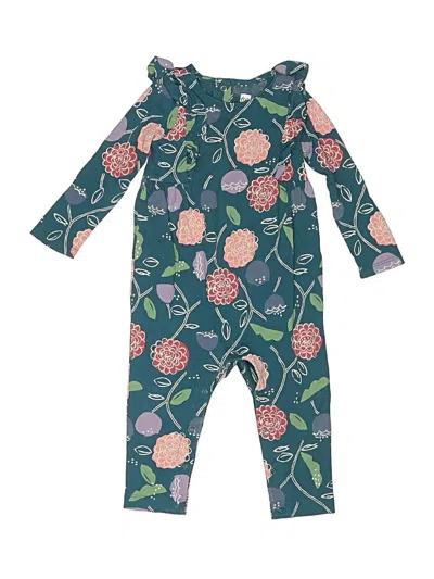 Pre-owned Tea Babies' Long Sleeve Onesie In Blue