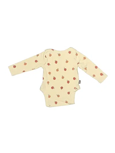 Pre-owned Tea Babies' Long Sleeve Onesie In Ivory