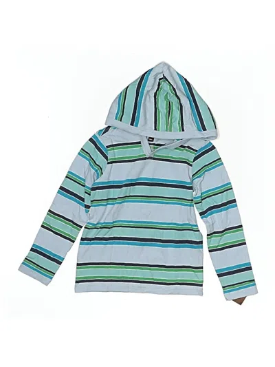 Pre-owned Tea Kids' Long Sleeve Polo Shirt In Blue