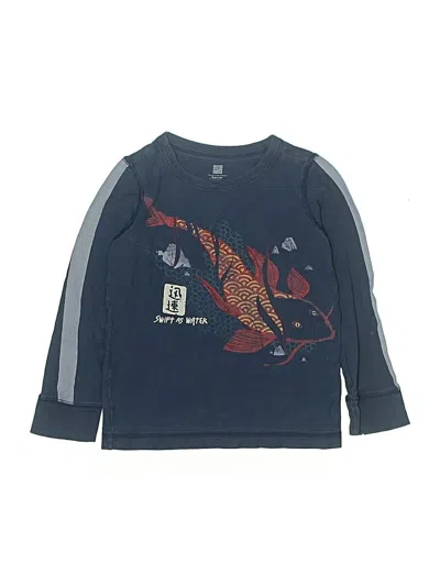 Pre-owned Tea Kids' Long Sleeve T-shirt In Blue