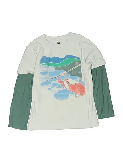 Pre-owned Tea Kids' Long Sleeve T-shirt In Green