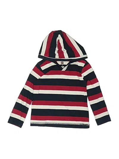 Pre-owned Tea Kids' Long Sleeve T-shirt In Red