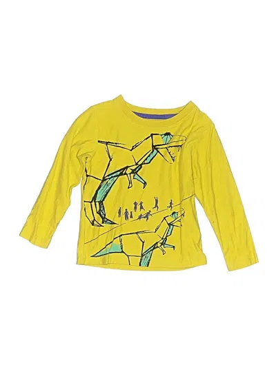 Pre-owned Tea Kids' Long Sleeve T-shirt In Yellow