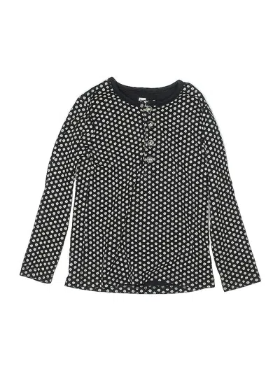 Pre-owned Tea Kids' Long Sleeve T-shirt In Black