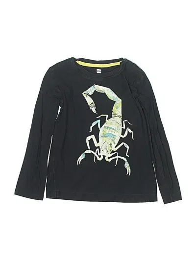 Pre-owned Tea Kids' Long Sleeve T-shirt In Black