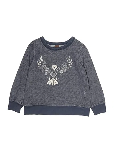 Pre-owned Tea Kids' Long Sleeve T-shirt In Blue