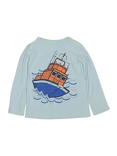 Pre-owned Tea Kids' Long Sleeve T-shirt In Blue