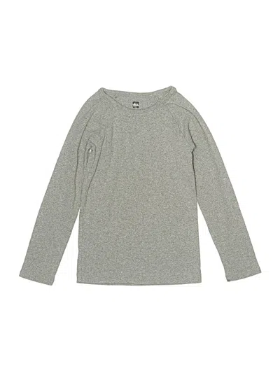 Pre-owned Tea Kids' Long Sleeve T-shirt In Gray