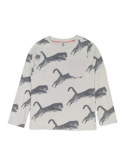 Pre-owned Tea Kids' Long Sleeve T-shirt In Gray