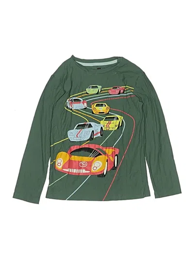 Pre-owned Tea Kids' Long Sleeve T-shirt In Green