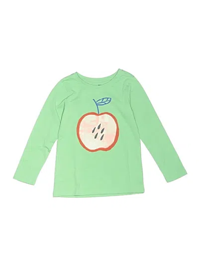 Pre-owned Tea Kids' Long Sleeve T-shirt In Green