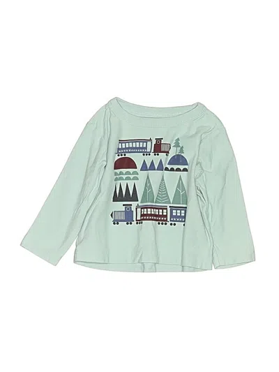 Pre-owned Tea Babies' Long Sleeve T-shirt In Green