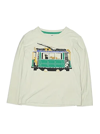Pre-owned Tea Kids' Long Sleeve T-shirt In Green
