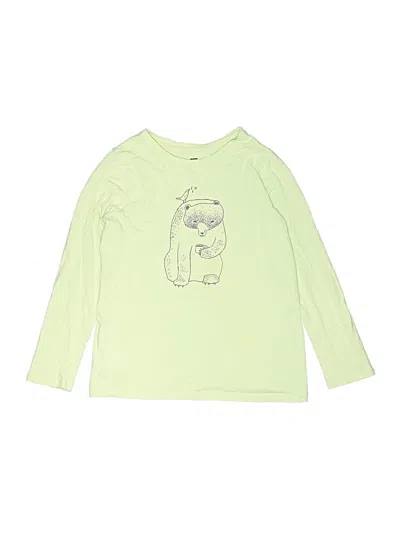 Pre-owned Tea Kids' Long Sleeve T-shirt In Green