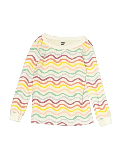 Pre-owned Tea Kids' Long Sleeve T-shirt In Ivory