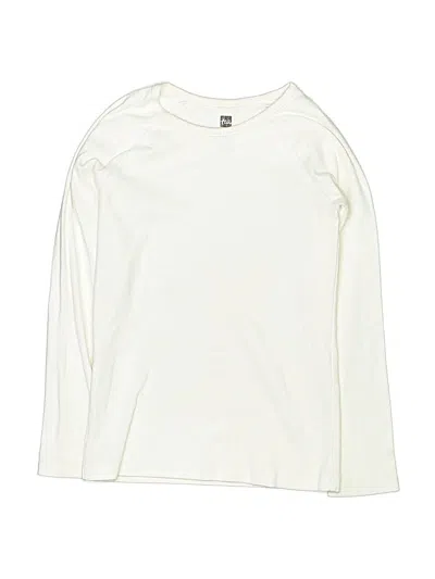 Pre-owned Tea Kids' Long Sleeve T-shirt In Ivory