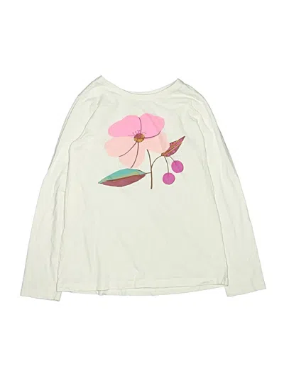Pre-owned Tea Kids' Long Sleeve T-shirt In Ivory