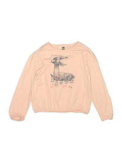 Pre-owned Tea Kids' Long Sleeve T-shirt In Pink