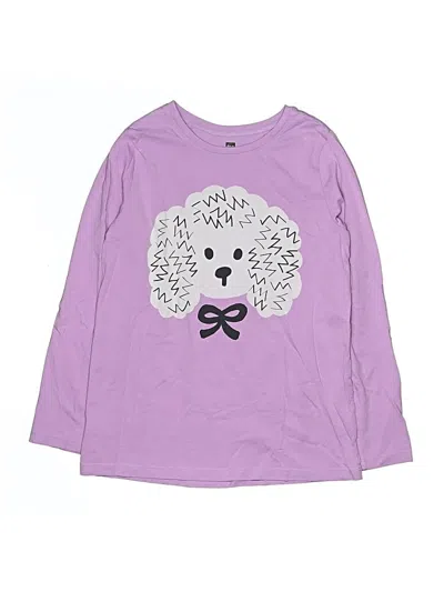 Pre-owned Tea Kids' Long Sleeve T-shirt In Purple