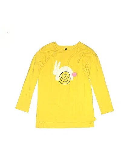 Pre-owned Tea Kids' Long Sleeve T-shirt In Yellow