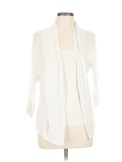 Pre-owned Tea-n-rose Kimono In White