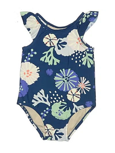Pre-owned Tea Kids' One Piece Swimsuit In Blue