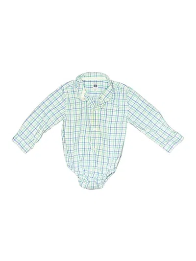 Pre-owned Tea Kids' Overall Shorts In Green