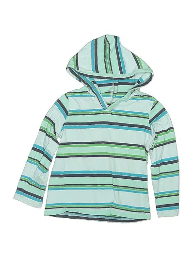 Pre-owned Tea Kids' Pullover Hoodie In Green