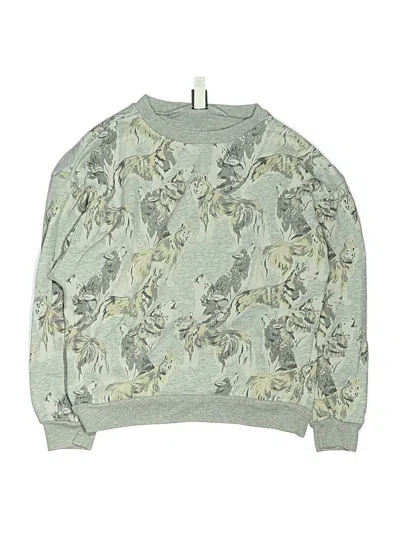 Pre-owned Tea Kids' Pullover Sweater In Green
