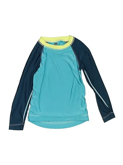 Pre-owned Tea Kids' Rash Guard In Blue