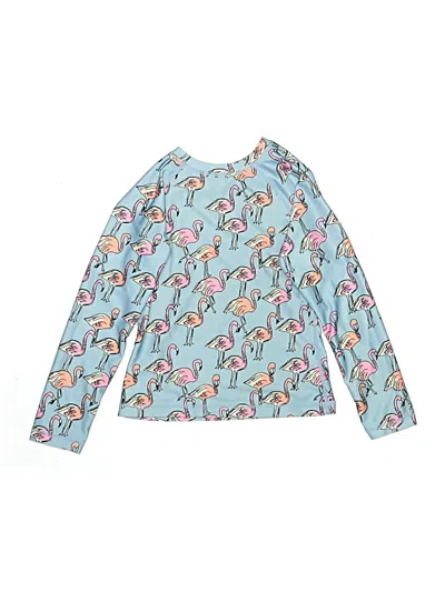 Pre-owned Tea Kids' Rash Guard In Blue