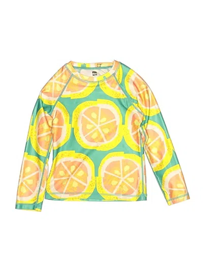 Pre-owned Tea Kids' Rash Guard In Yellow