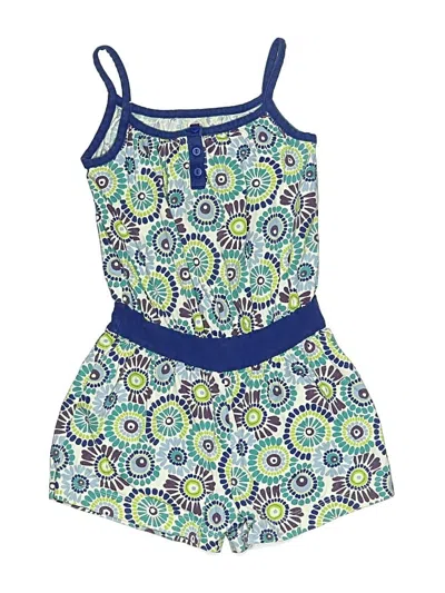 Pre-owned Tea Kids' Romper In Blue