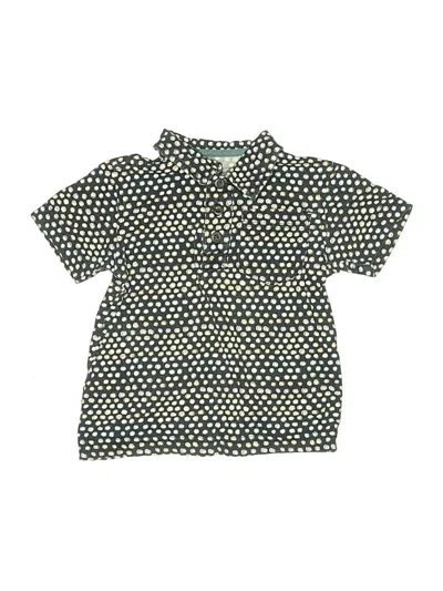 Pre-owned Tea Kids' Short Sleeve Button Down Shirt In Green