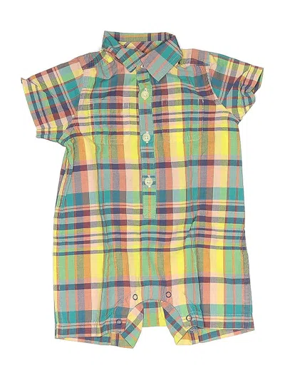 Pre-owned Tea Babies' Short Sleeve Onesie In Yellow