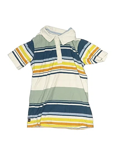 Pre-owned Tea Kids' Short Sleeve Polo Shirt In Yellow