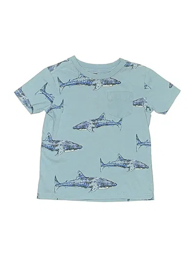 Pre-owned Tea Kids' Short Sleeve T-shirt In Blue