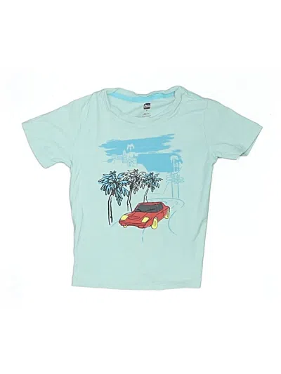 Pre-owned Tea Kids' Short Sleeve T-shirt In Blue