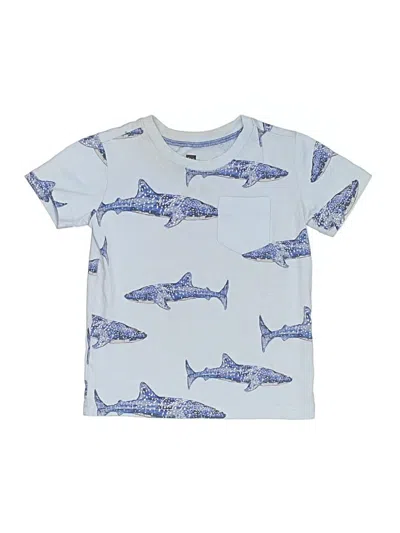 Pre-owned Tea Kids' Short Sleeve T-shirt In Blue
