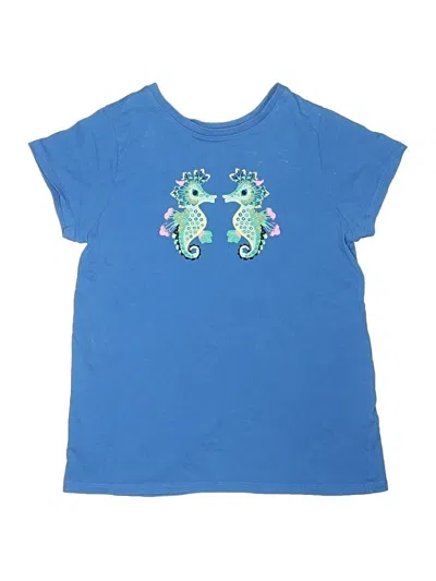 Pre-owned Tea Kids' Short Sleeve T-shirt In Blue
