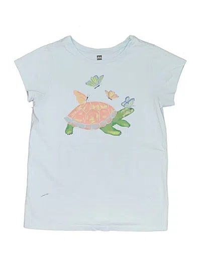 Pre-owned Tea Kids' Short Sleeve T-shirt In Blue