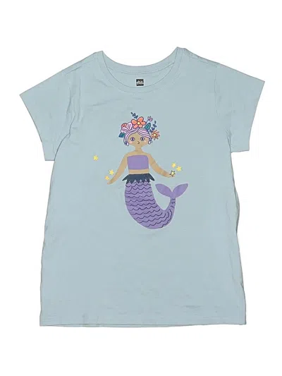 Pre-owned Tea Kids' Short Sleeve T-shirt In Blue