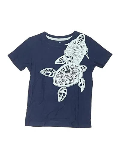 Pre-owned Tea Kids' Short Sleeve T-shirt In Blue
