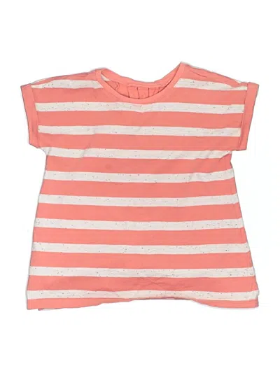 Pre-owned Tea Kids' Short Sleeve T-shirt In Pink