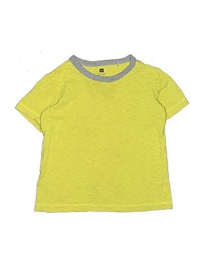 Pre-owned Tea Kids' Short Sleeve T-shirt In Yellow