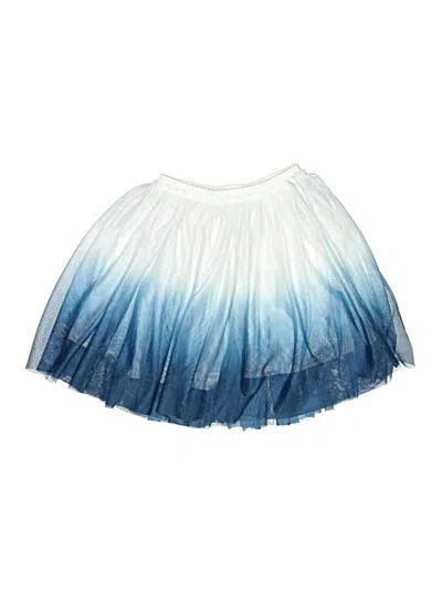 Pre-owned Tea Kids' Skirt In Blue